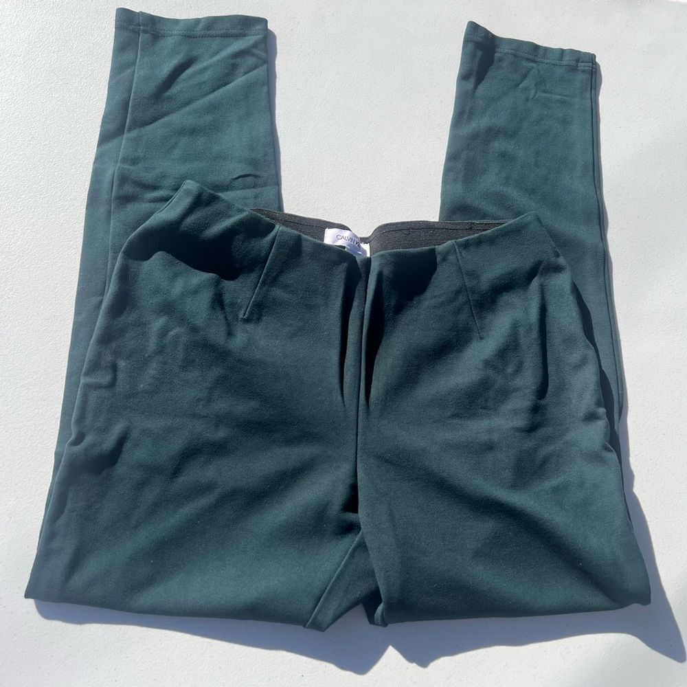 Calvin Klein Dark Green Skinny Pants 6